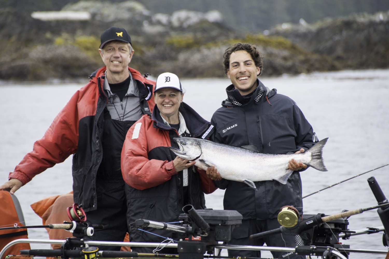 Salmon fishing, catch and release, Tyee 
