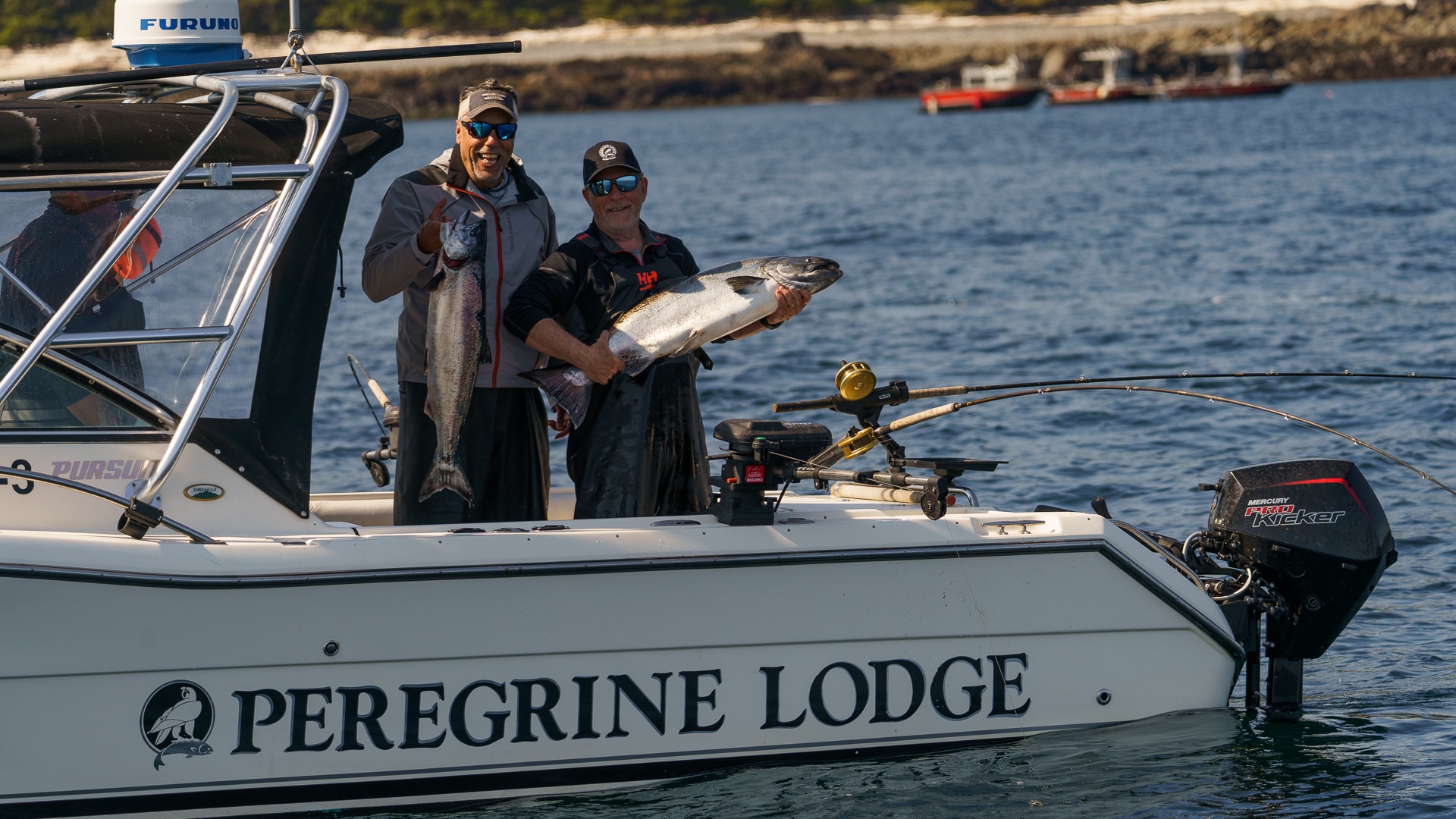 salmon fishing peregrine lodge haida gwaii deon towle media